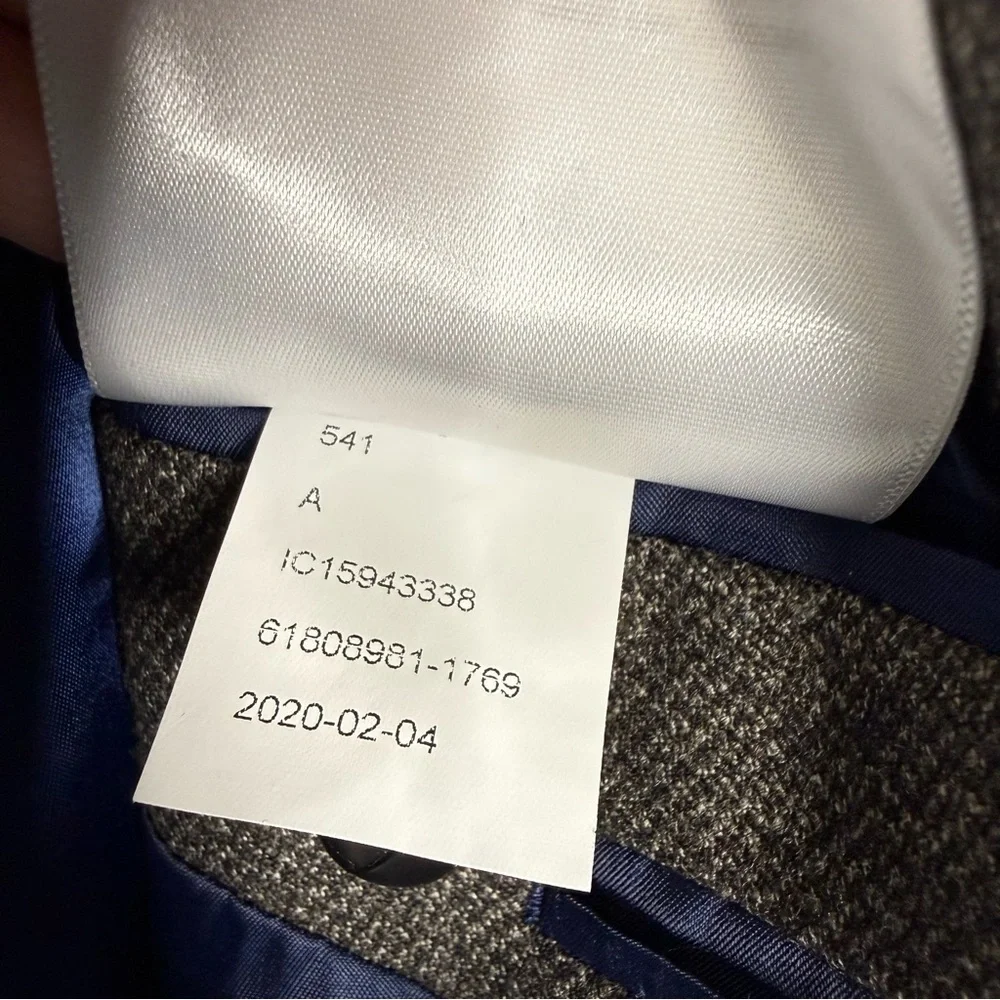 Indochino Luxury Brown Wool Blazer 50R Custom Tailored Suit Jacket